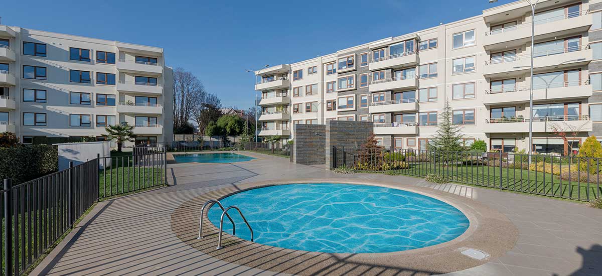 Proyecto inmobiliaria Puerto Mayor edificio Cumbres del Sur Temuco